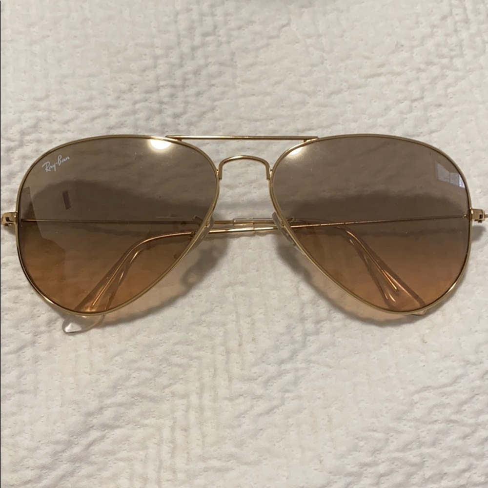 Ray-Ban pink gold aviators